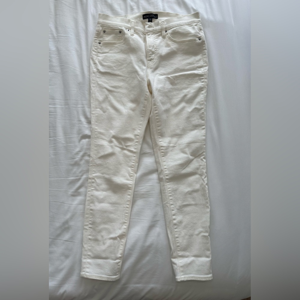 J CREW WHITE JEAN PANT